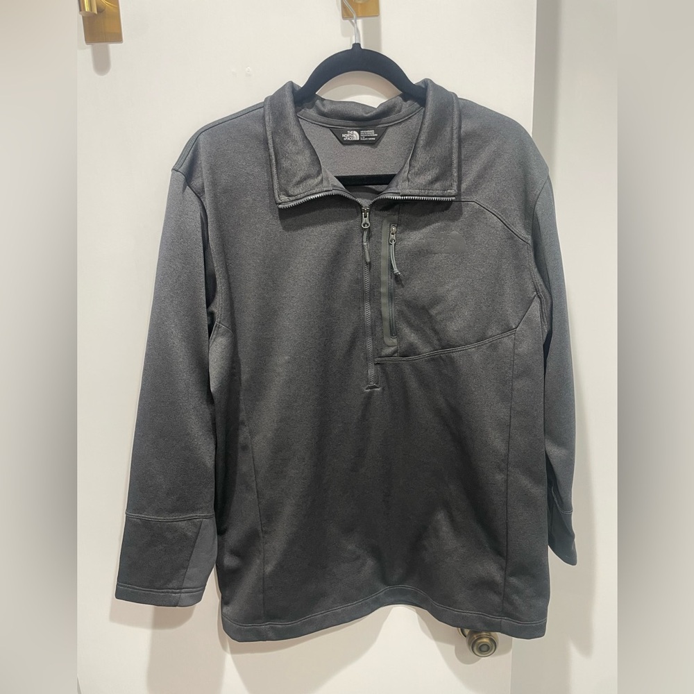 The North Face Mens Gray Quarter Zip Size Large